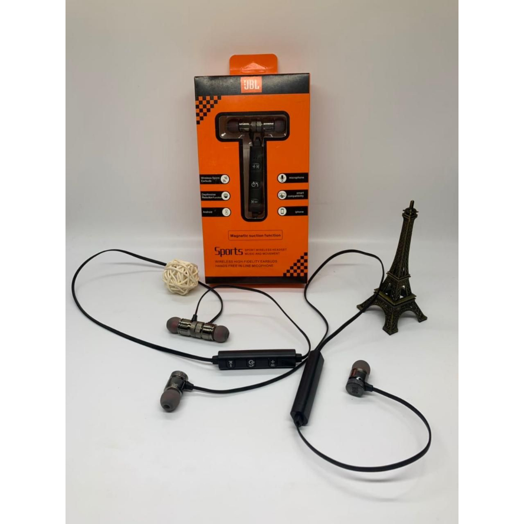 HANDSFREE earphones BLUETOOTH WIRELESS JB1 MAGNET BUDS UA77 SUARA ASLI NO EDIT
