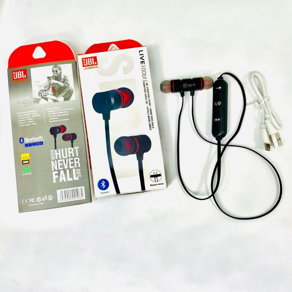 HANDSFREE earphones BLUETOOTH WIRELESS JB1 MAGNET BUDS UA77 SUARA ASLI NO EDIT