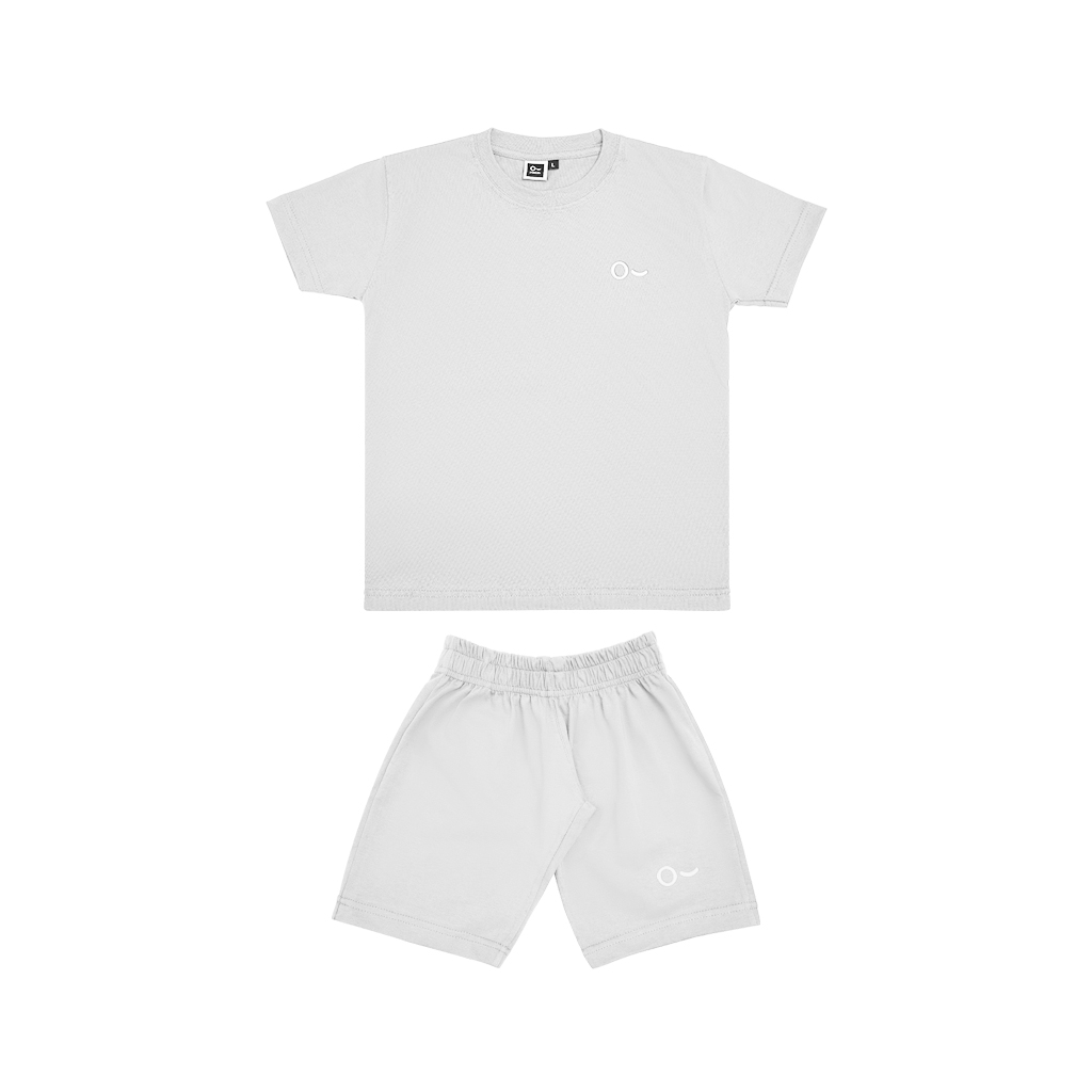 JOHNJILL - Kids Short Sleeve + Short Pants / Set Kaos + Celana Pendek Anak Usia 1 - 8 Tahun
