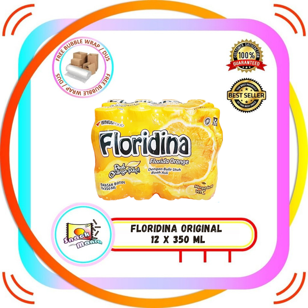 

Floridina Orange Pulp Original Jeruk 350 ml x 12 pcs DUS Vit C