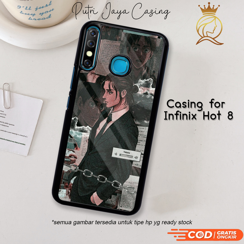 Case Hp Infinix Hot 8 Casing Infinix Hot 8 Motif ANIMEEREN Casing Terbaru Case Karakter Lucu Keren C