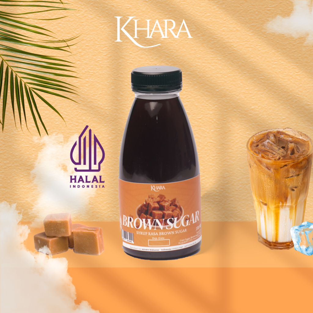 

Sirup Khara Brown Sugar 350ml - Khara Brown Sugar Flavoured Syrup 350ml