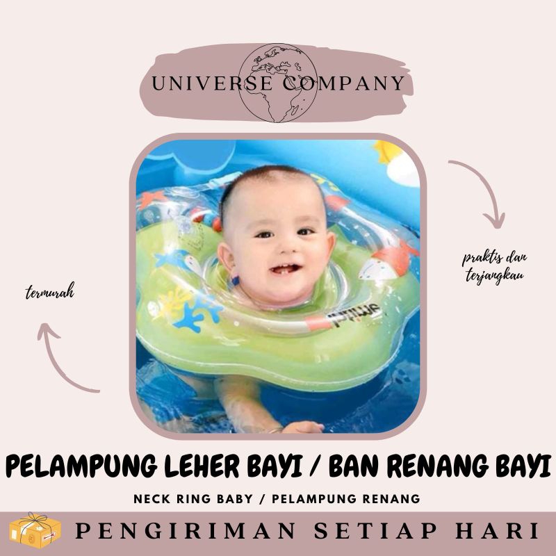 [UC] PELAMPUNG LEHER BAYI / BAN RENANG BAYI / NECK RING BABY / PELAMPUNG RENANG