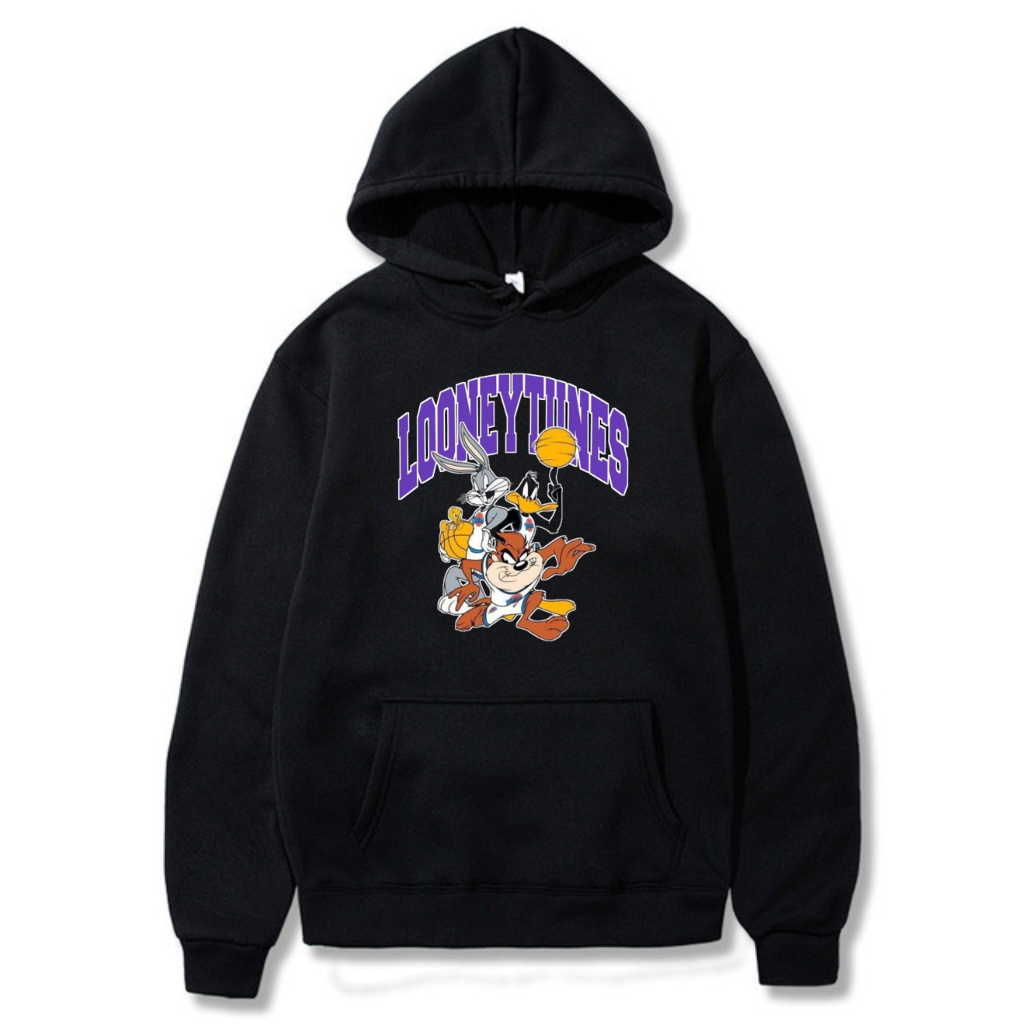 Jaket Hoodie Looneytunes Sablon / Sweater Looneytunes Pria &amp; Wanita / Hoodie Pria