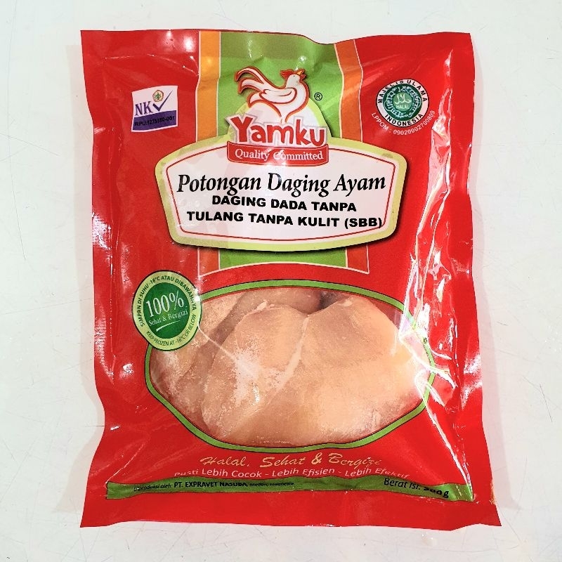 Yamku Daging Ayam Dada Tanpa Tulang Tanpa Kulit 500g