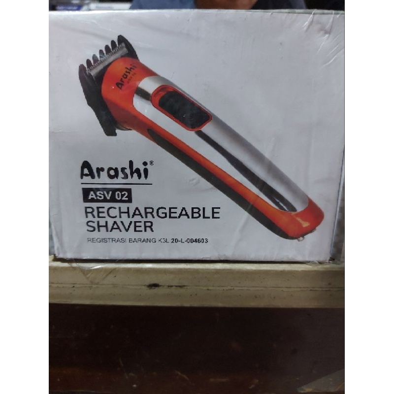 Alat pencukur rambut Arashi ASV 02 RecharGeable shaver