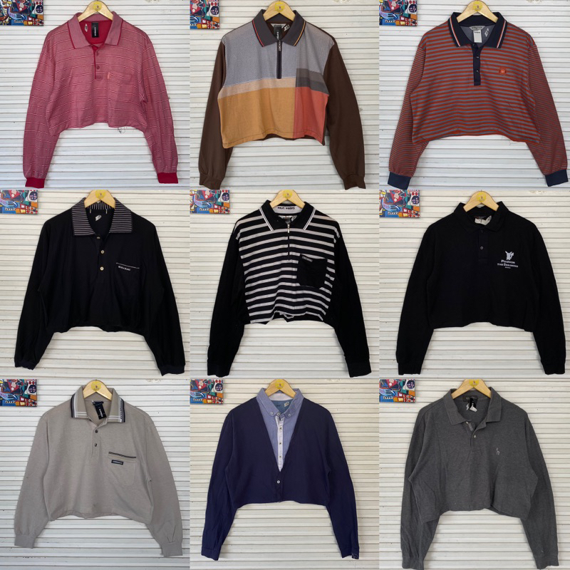 POLO PANJANG CROP PART ll / POLO SHIRT / POLO CEWE CROPTOP / POLO KERAH