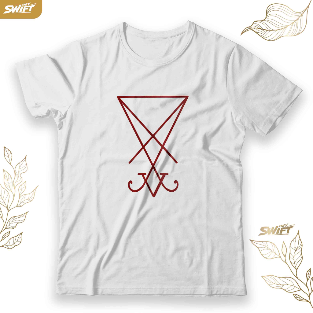 KAOS Lucifer Sigil satanic T-SHIRT BAJU DISTRO