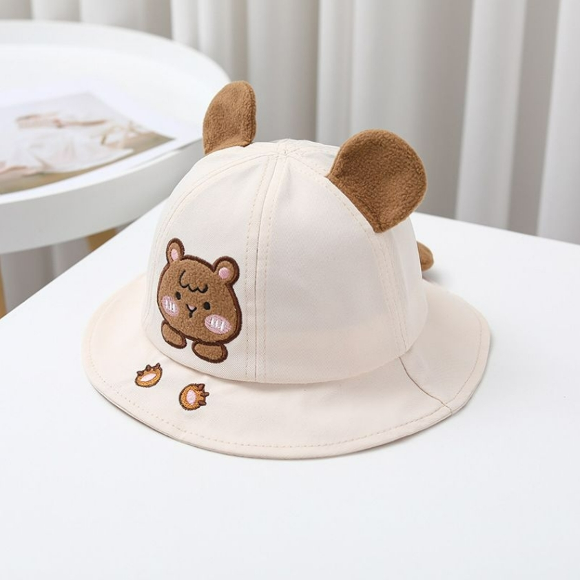 Topi Bucket Rattle Paw Animal 1-3 Tahun Bucket Paw Squeeze Animal 3D Anak Unisex CBKS VC