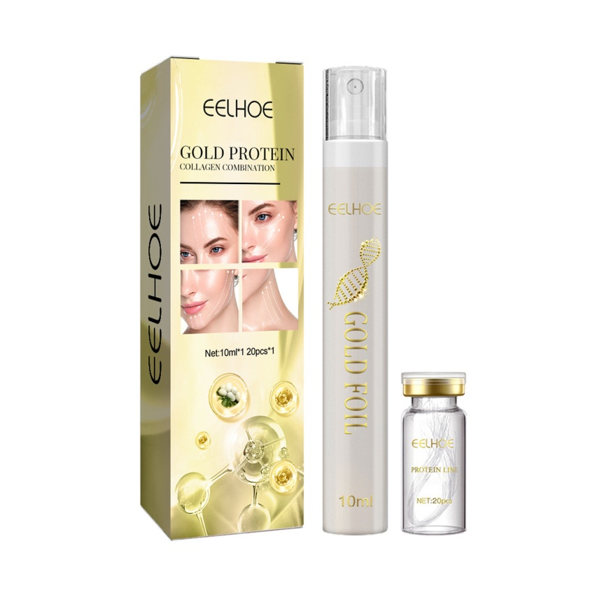 Ready Stocks Gold Protein Thread Line and Essence Wrinkle Lifter- Pure Hyaluronic Acid Serum For Wrinkles