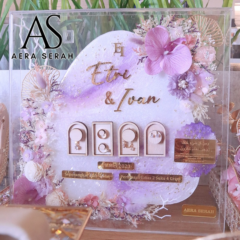 Zaara mahar akrilik anggrek