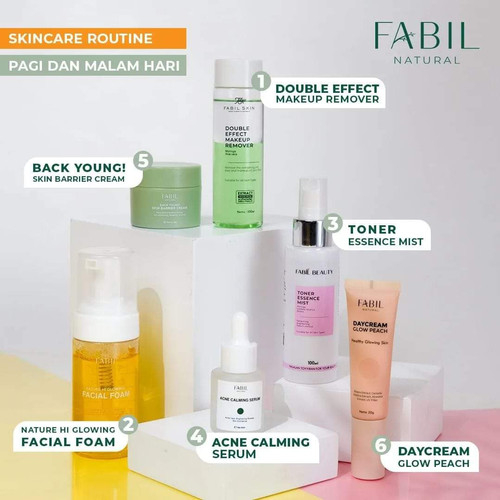 Fabil Series - Make Up Remover - Facial Foam - Essence Mist - Serum - Yong SKin Serum - Gentle Exfoaliator
