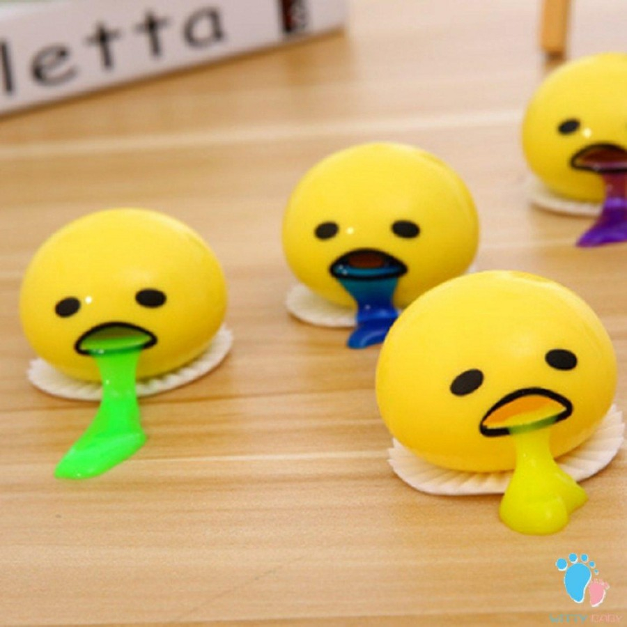 Mainan Squishy Slime Telur Emoji Muntah Splat toys - mainan anak /mainan slime /mainan squishy /mainan anak /mainan murah