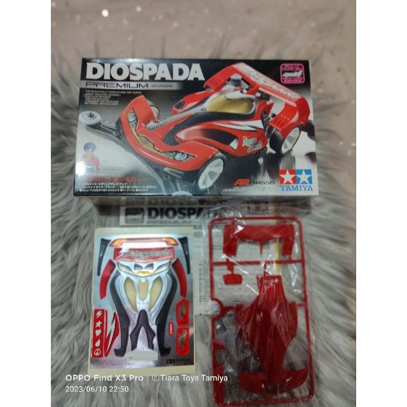 Tamiya 19443 Body Kap Diospada Premium Ar Chassis + Decal