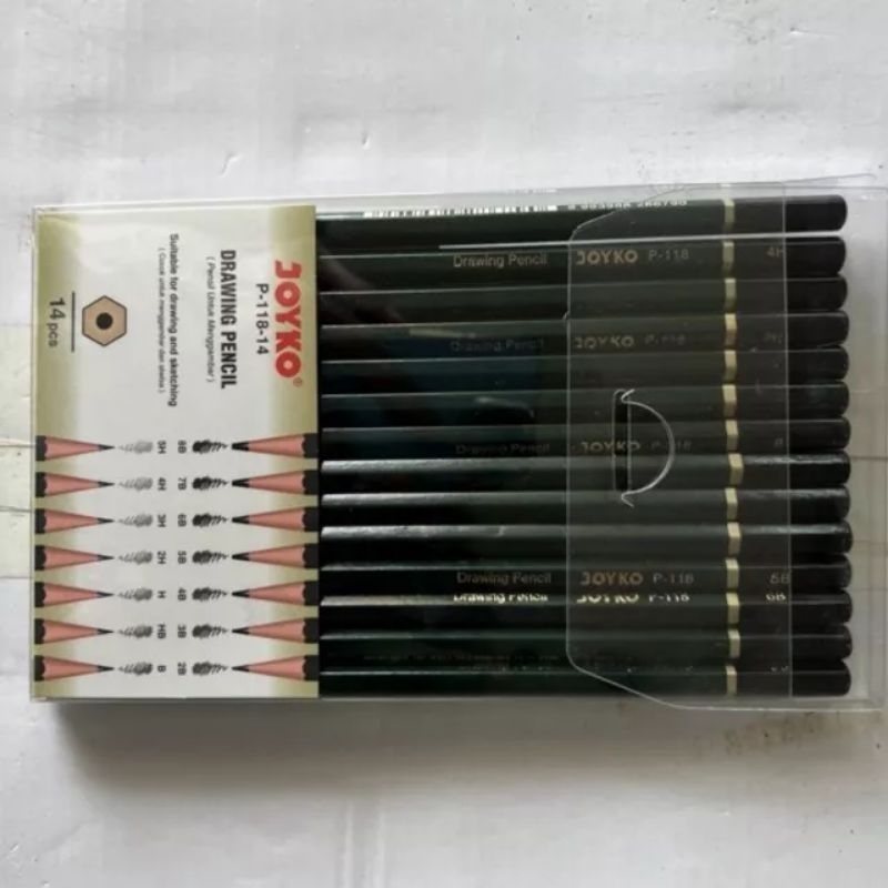 

joyco pensil Sketsa set komplit : - isi 14 batang, bisa ecer hemat lebay