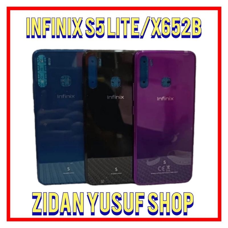 BACKDOOR BACK COVER CASING TUTUP BELAKANG INFINIX S5 LITE / X652B / X652C ORIGINAL