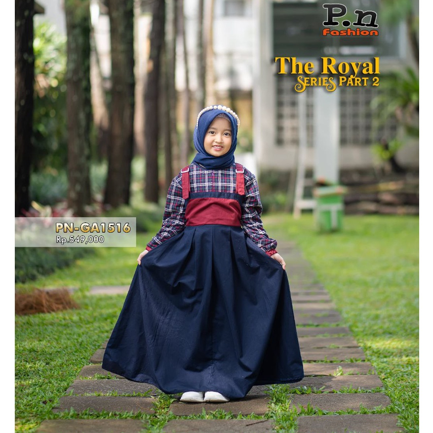 PN FASHION GAMIS ANAK 1516 / ROYAL SERIES / GAMIS ANAK KEKINIAN