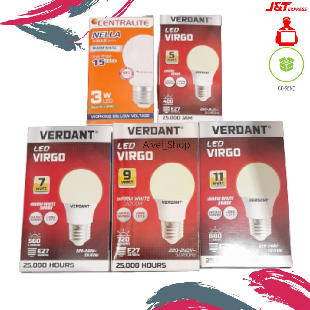 Bohlam Lampu LED Verdant Kuning 3W/5W/7W/9W/11W