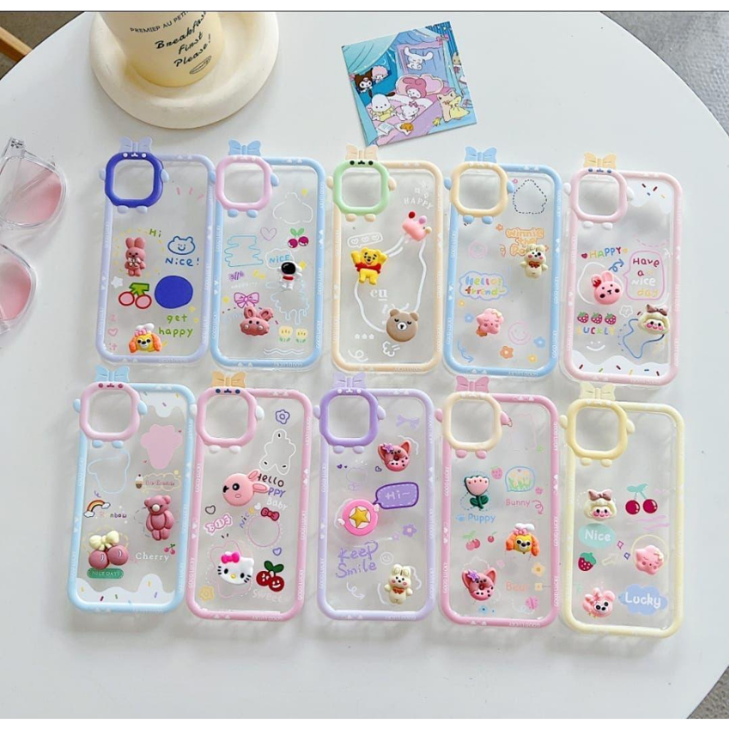 Case IPhone X Xs Max 11 11 Pro Max 12 12 Pro Max 13 13 Pro 13 Pro Max 14 14 Pro 14 Pro Max Casing 3D
