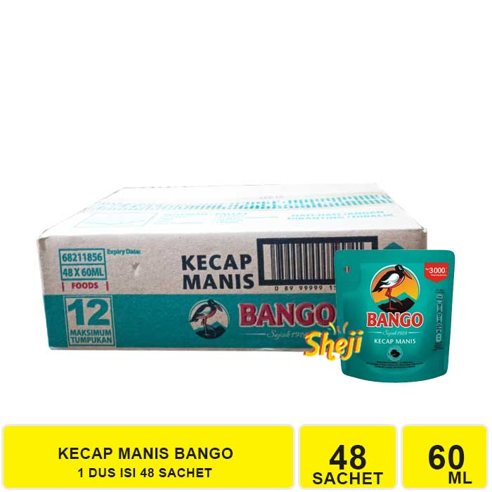 1 DUS ISI 48 SACHET KECAP BANGO 60ML