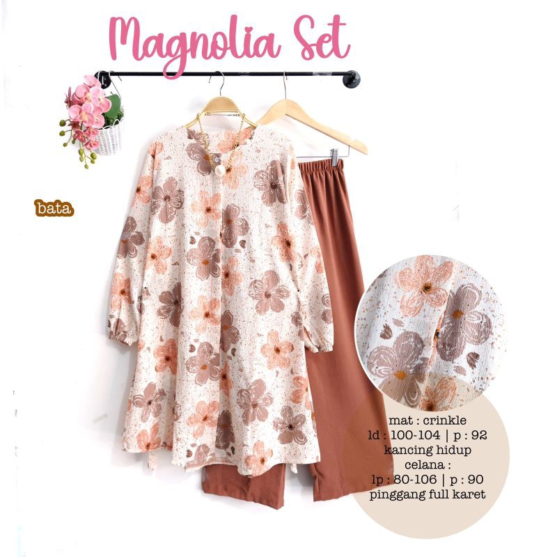 MAGNOLIA SETELAN BAJU WANITA TERBARU