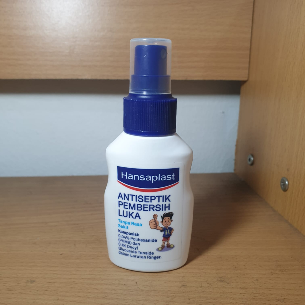HANSAPLAST SPRAY ANTISEPTIK PEMBERSIH LUKA 40ML / PEMBERSIH LUKA SPRAY