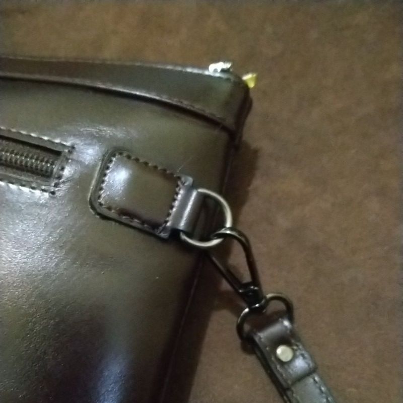 Hand bag/clutch kulit sapi asli