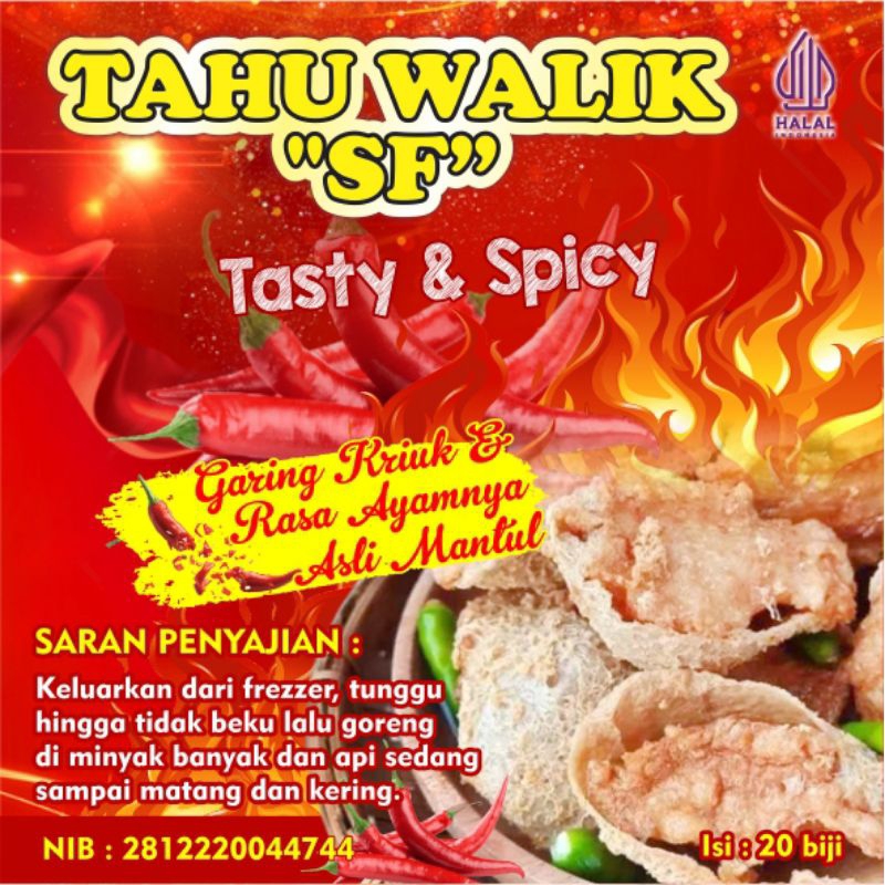 

tahu walik ayam pedas