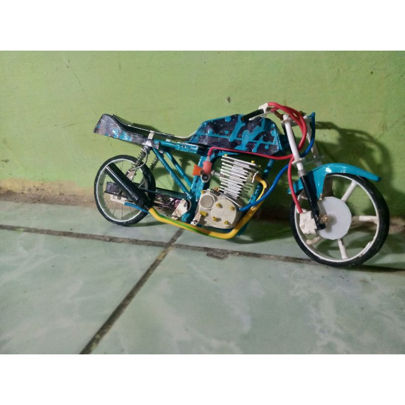 body set miniatur motor gl herex tanpa mesin