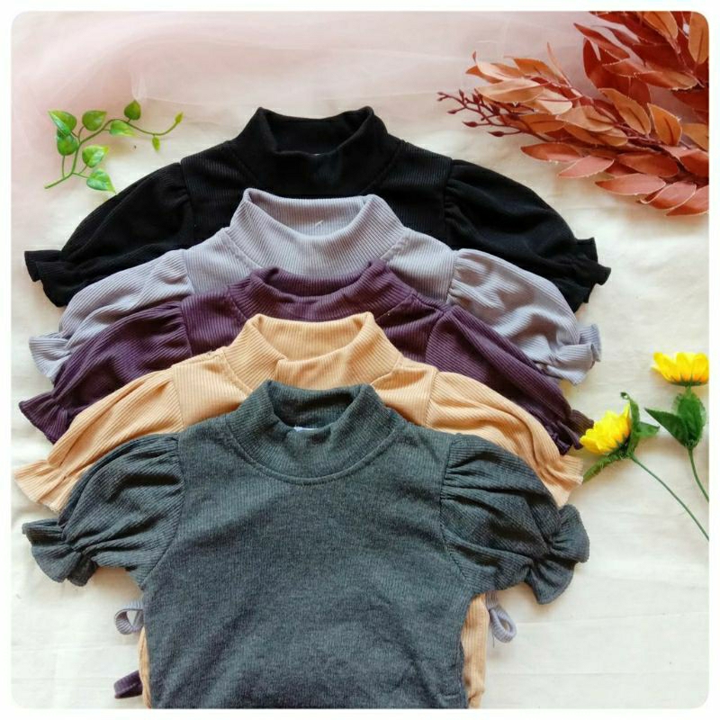Top Rib Kerut Anak usia 1-6