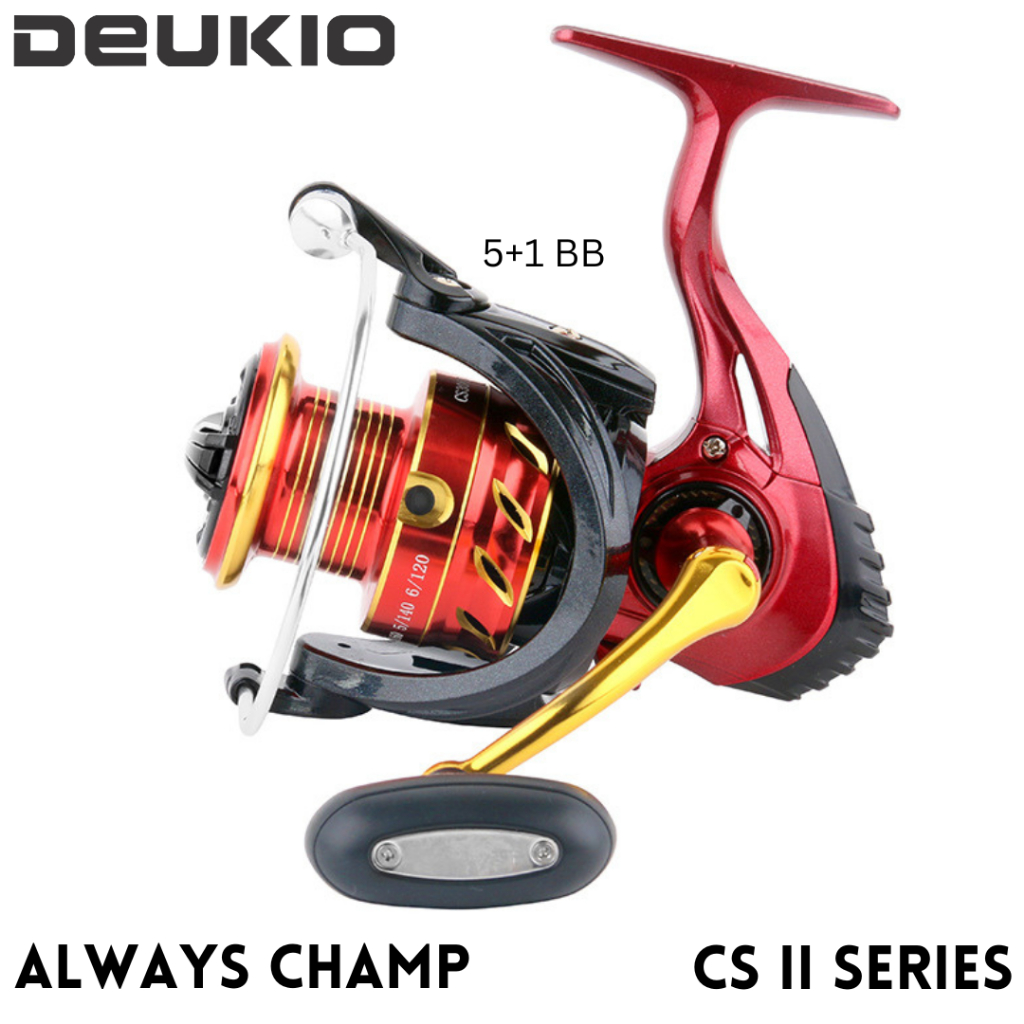 Reel Spinning Metal Premium Tangguh DEUKIO CS II Seri 1000 - 7000