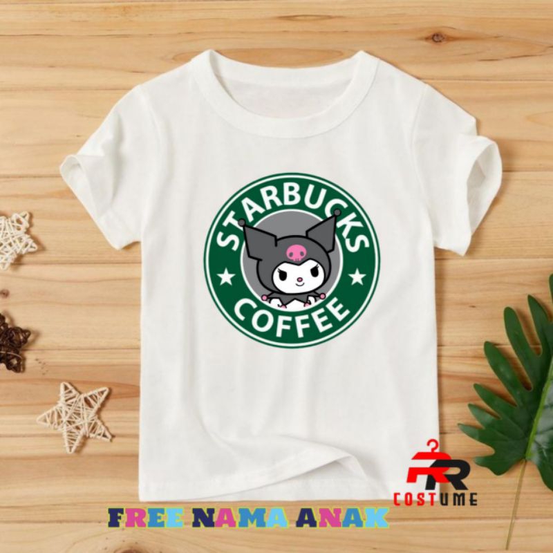 BAJU ANAK KAOS ANAK KORUMI STARBUCKS COFFEE