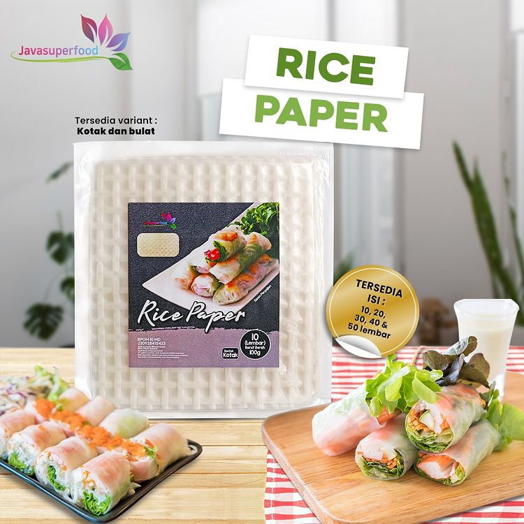 

Kulit Lumpia Vietnam Rice Paper 500g Kotak isi 50 Lembar