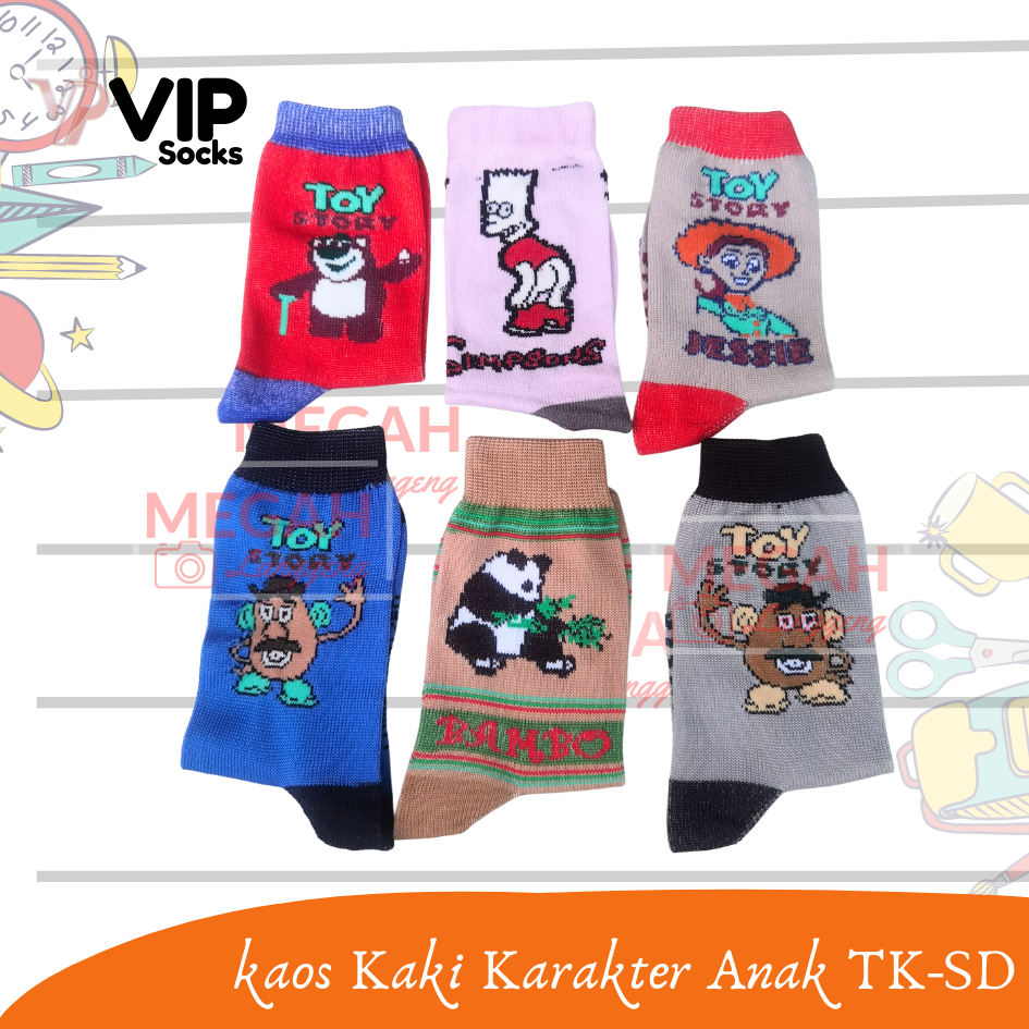(6 Pasang )Kaos kaki Anak Motif Superhero 4 - 9 tahun - kids socks superhero TK SD - Kaos kaki anak motif karakter lucu ukuran PAUD/ TK &amp; SD - kaos kaki superman -kaos kaki spiderman - kaos kaki batman - kaos kaki iron man - kaos kaki capt america