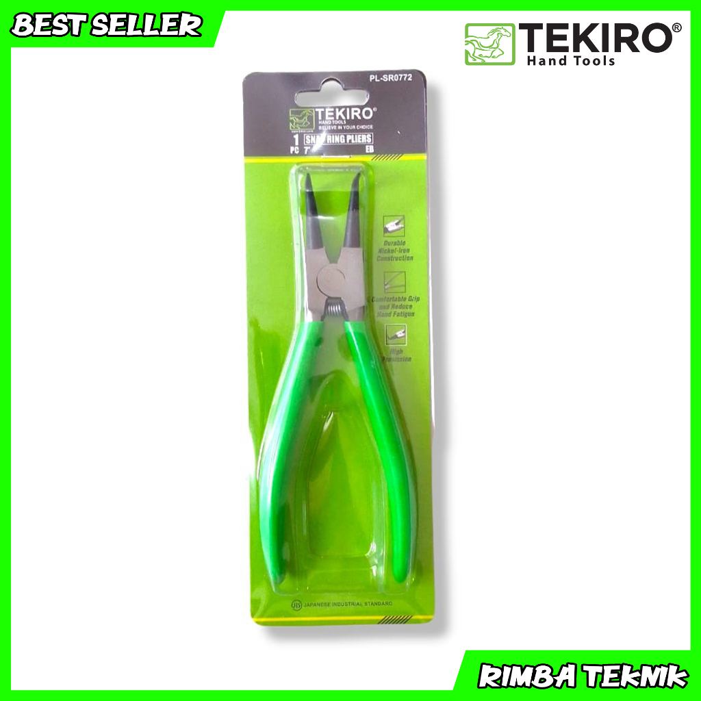 TEKIRO SNAP RING PLIERS EB 7 INCH - TANG SNAP RING TEKIRO EB 7 INCI - BENGKOK BUKA TERMURAH