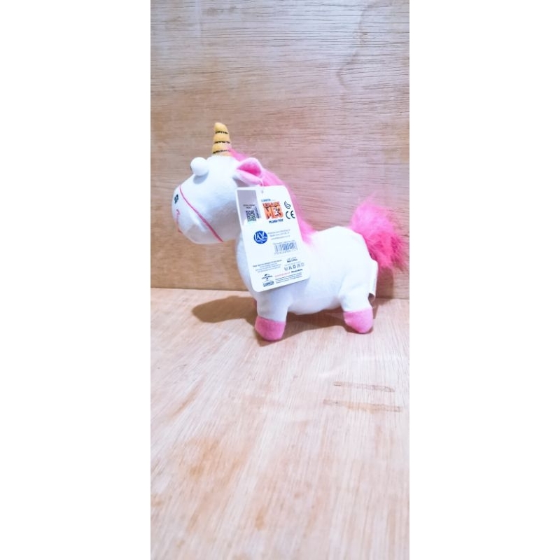 Boneka Minion Fluffy Unicorn Despicable Me Ori
