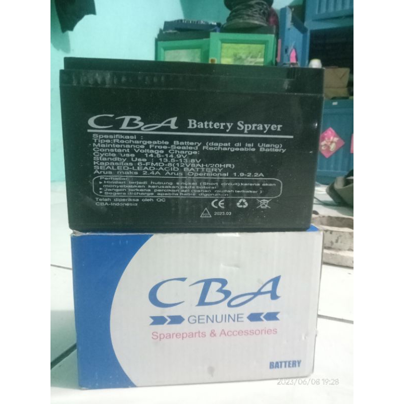 Aki tangki semprot elektrik pertanian murah CBA GENUINE PART