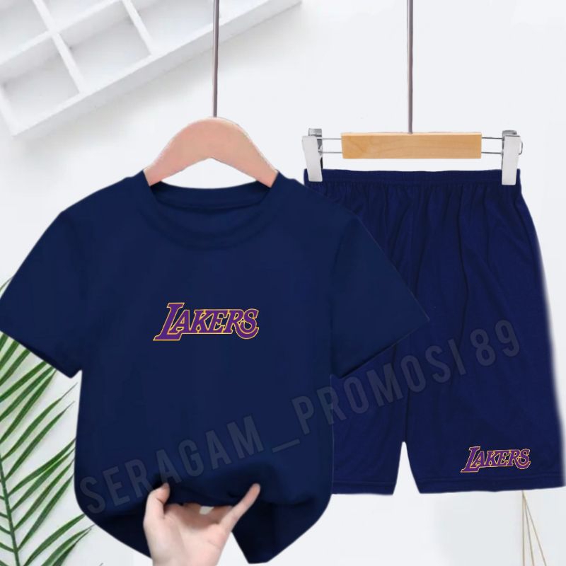 Setelan Kaos Anak 2-11 Tahun / Set Baju Kaos Pendek Anak-Anak / Stelan Anak-Anak