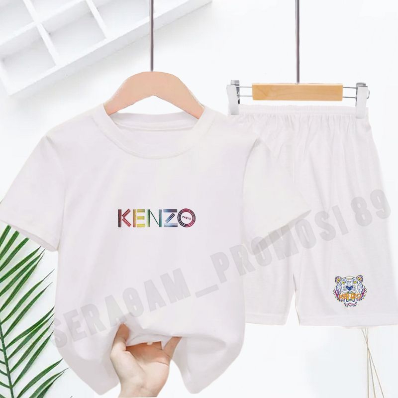 Baju Stelan Distro Anak Laki-Laki / Setelan Kaos Anak Usia 2-11 Tahun / Setelan Kaos pendek katun Anak