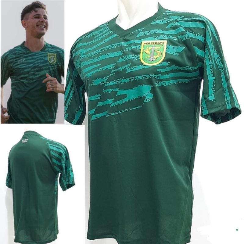 Jersey bola Persebaya training hijau 2023 baju bola Persebaya Surabaya latihan Bonek Bonita