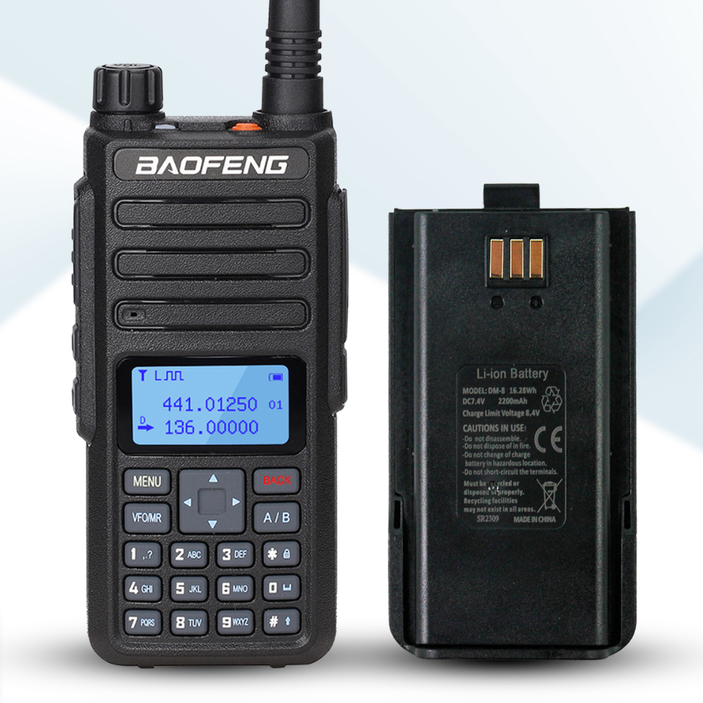 Baterai Walkie Talkie BF-H6 2200 mAh - DM-8 - Black