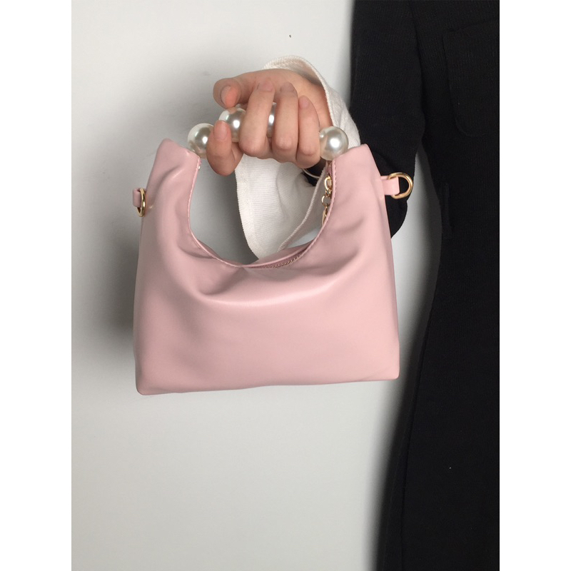 Tas Selempang Kulit Wanita Tas Cewek Handbag Mutiara Rantai Mini Slingbag SSL 046