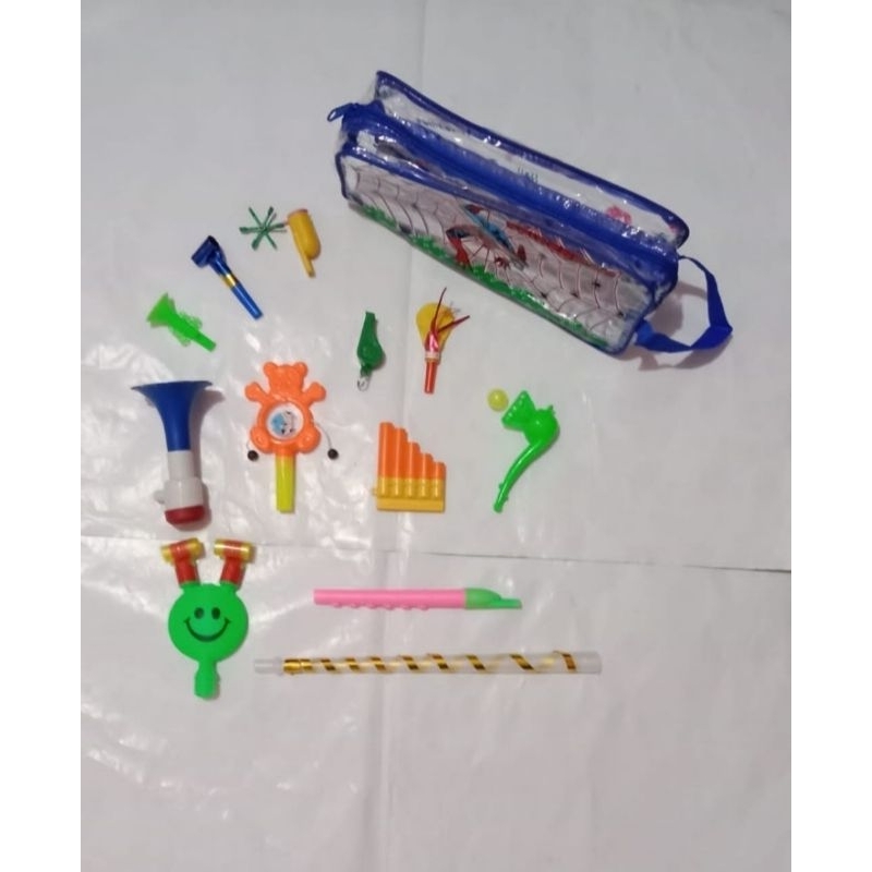 GE TOYS MAINAN TIUP TERAPI WICARA 11 PC DAN TAS