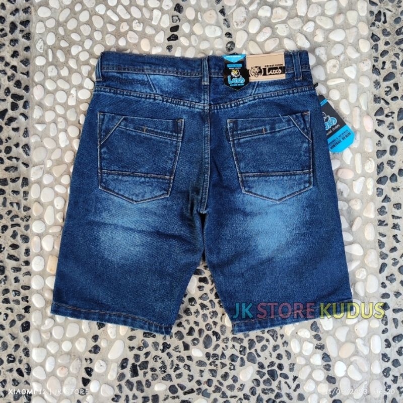 LUXS CELANA PENDEK PRIA JEANS SOBEK PREMIUM CASUAL DISTRO