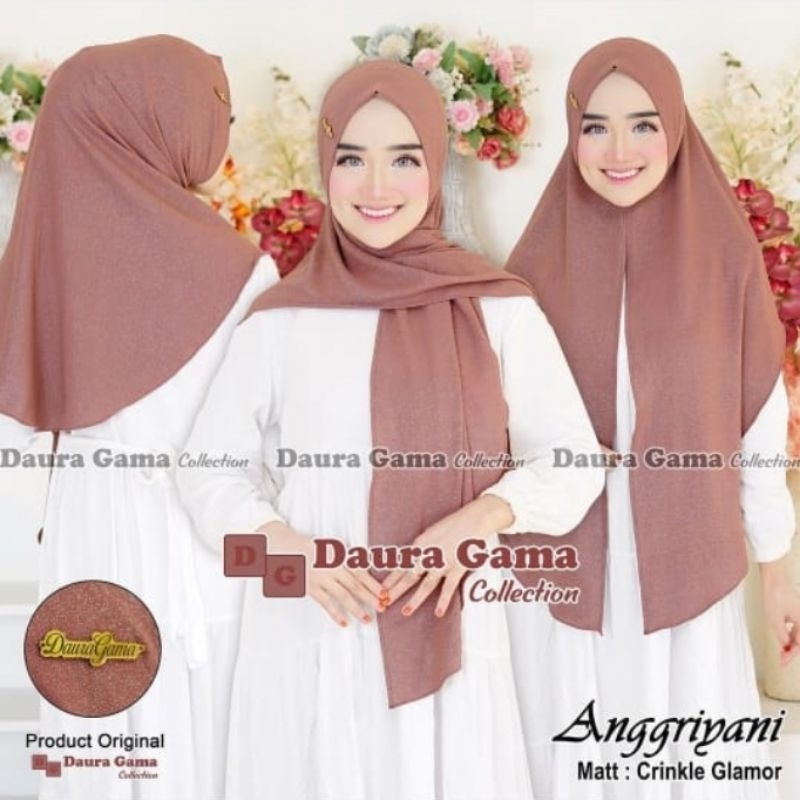 SEGITIGA ANGGRIYANI GLAMOUR / JILBAB PASHMINA / PASHMINA INSTAN / PASMINA INSTAN / PASTAN / PASHMINA OVAL / JILBAB GLAMOR / JILBAB INSTAN