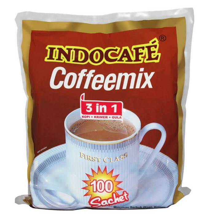 

1 Bag Kopi Indocafe CoffeMix isi 10 Renceng x 10 Sachet x 20 Gram