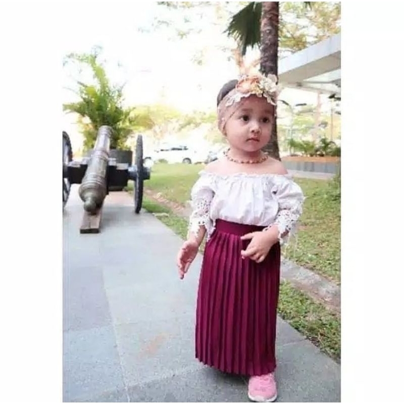 ROK PLISKET ANAK 2-3 tahun (hyget premium)