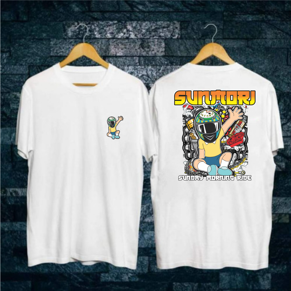Kaos Sunmori NOBITA Pria Wanita / Kaos Racing Pria Biker Termurah