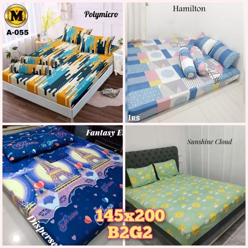 Sprei Homemade Katun Ukuran 145x200x20