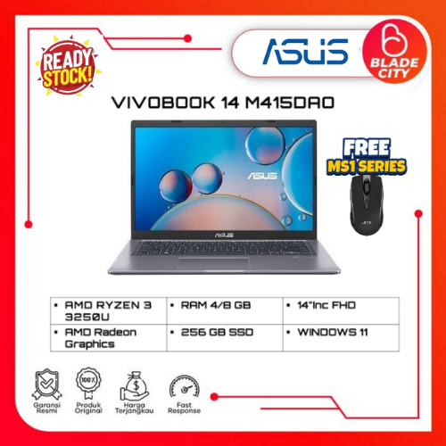 Asus VivoBook M415DAO-FHD351 Slate Gray Laptop Asus M415DAO-FHD351 Laptop - Garansi Resmi